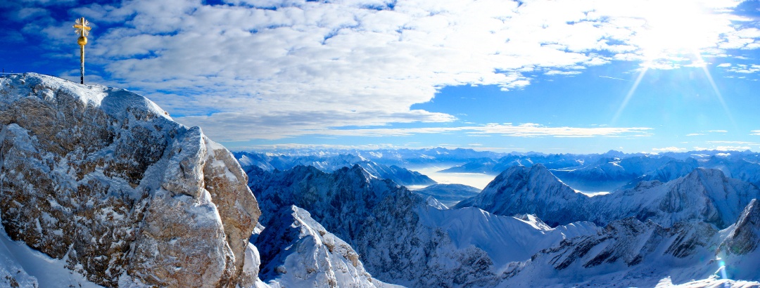 Zugspitze im Winter