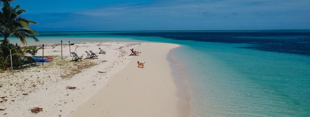 Strand auf Fiji.