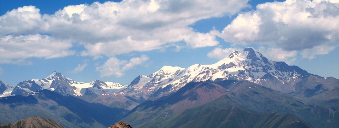 Kasbek from the Bidara summit