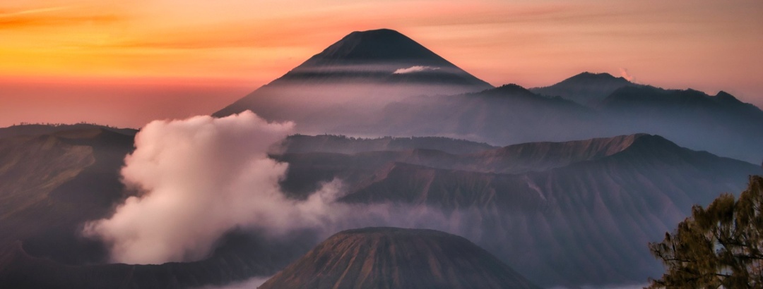 Taman Nasional Bromo Tengger Semeru, East Java in Indonesien.