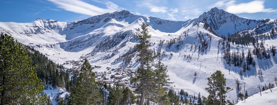 Malbun in Liechtenstein in winter