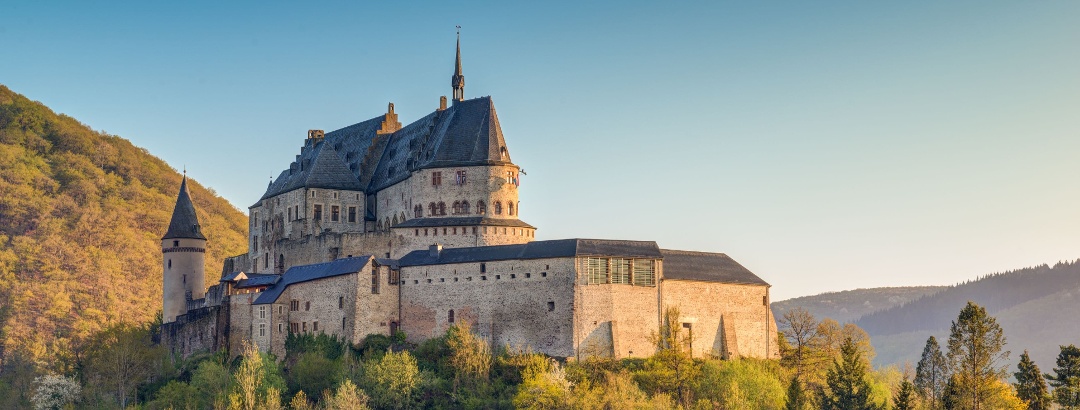 Vianden Castle in Luxembourg.