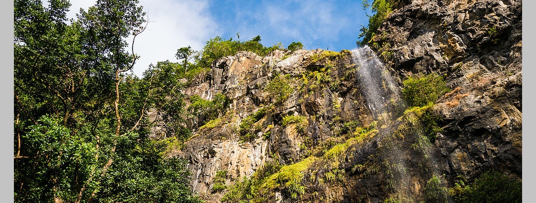 Black River Gorges National Park waterfall